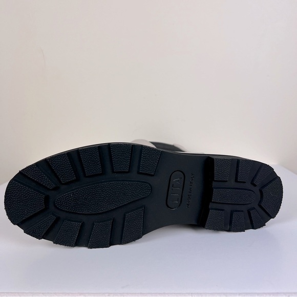 Lita By Ciara Edgy Chic Tall Chelsea Boot Platform Leather White Made Italy 36 - Picture 11 of 11